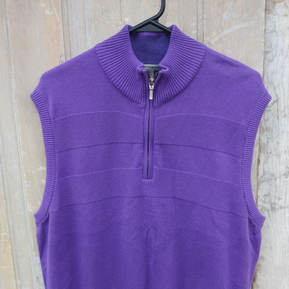 Purple Sweater Vest - Picture 2 of 4